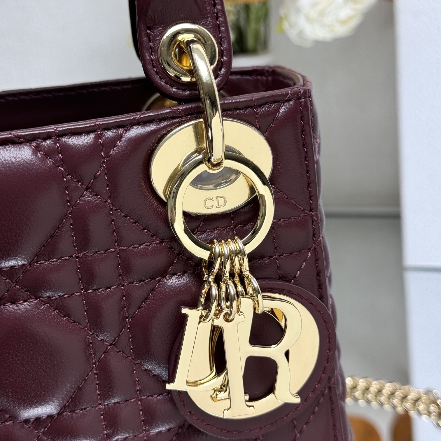 Dior Lady Dior MyABC Mini Sheepskin Replica Bags