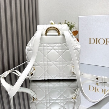 Dior Caro Backpack Medium Sheepskin Replica Bags