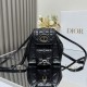 Dior Caro Backpack Small Sheepskin Replica Bags