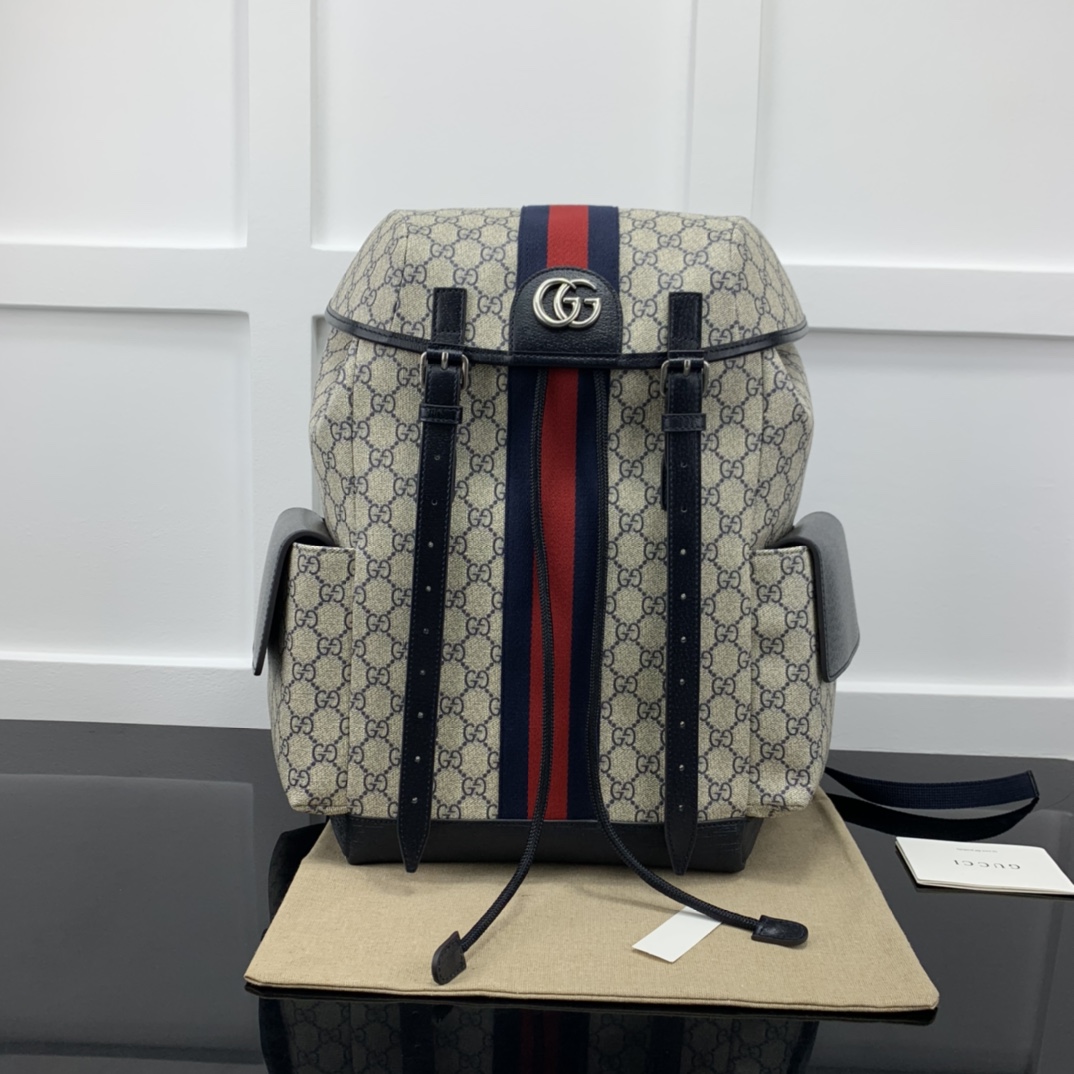 Gucci Ophidia Knapsack Medium Canvas Replica Bags