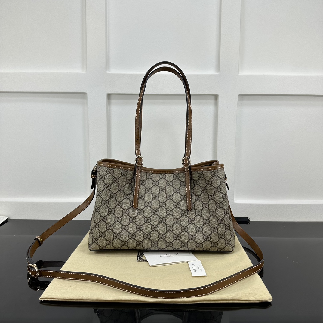 Gucci Emblem Small Canvas Replica Bags