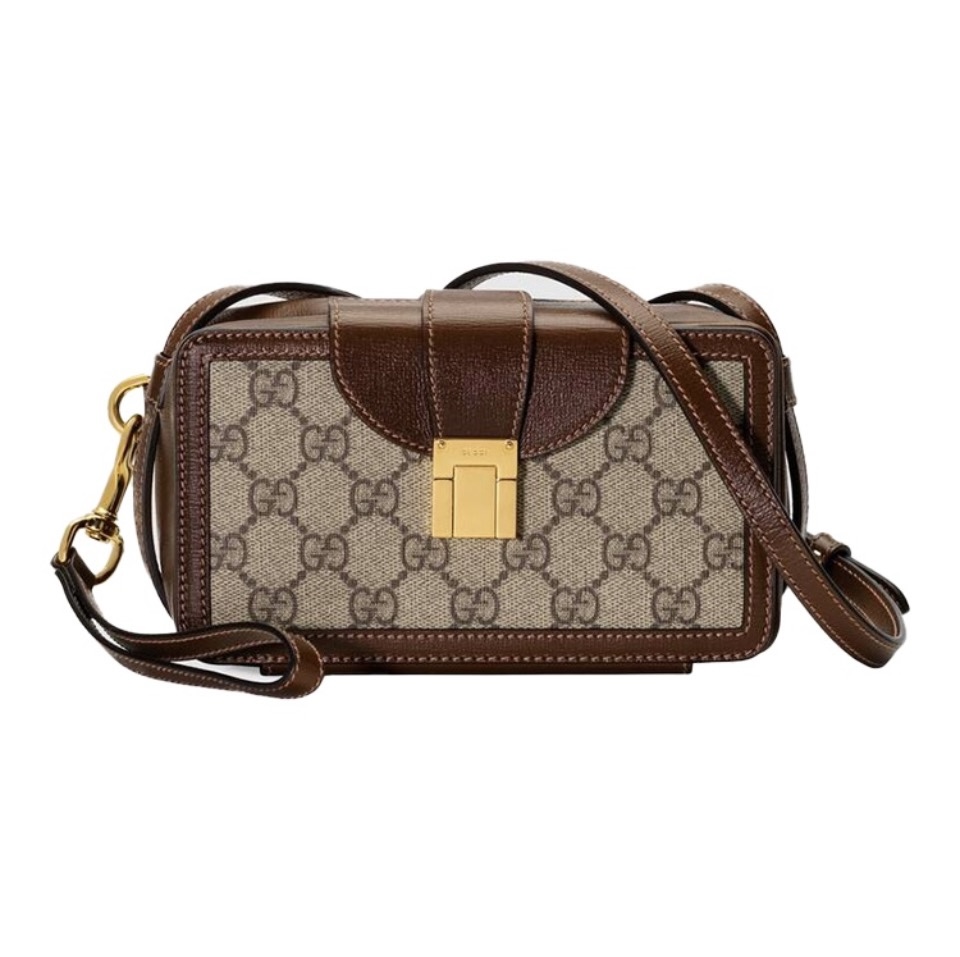 Gucci Mobile Phone Bag Mini Canvas Replica Bags