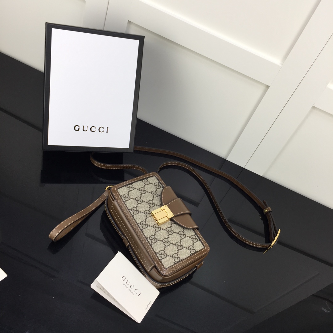 Gucci Mobile Phone Bag Mini Canvas Replica Bags