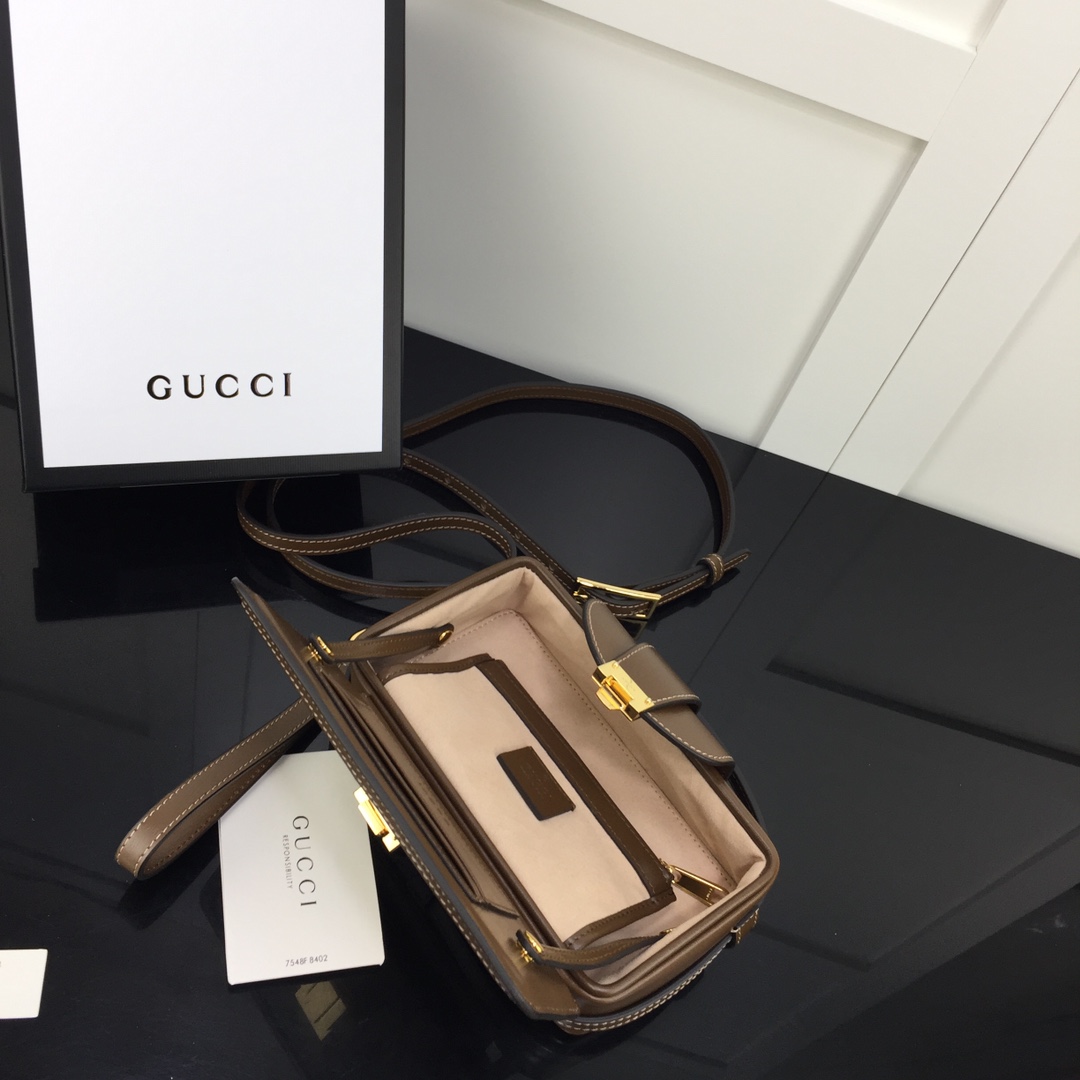 Gucci Mobile Phone Bag Mini Canvas Replica Bags