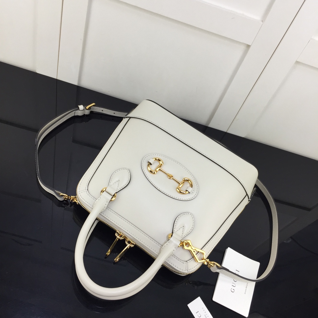 Gucci Horsebit 1955 Shell bag Small Leather Replica Bags