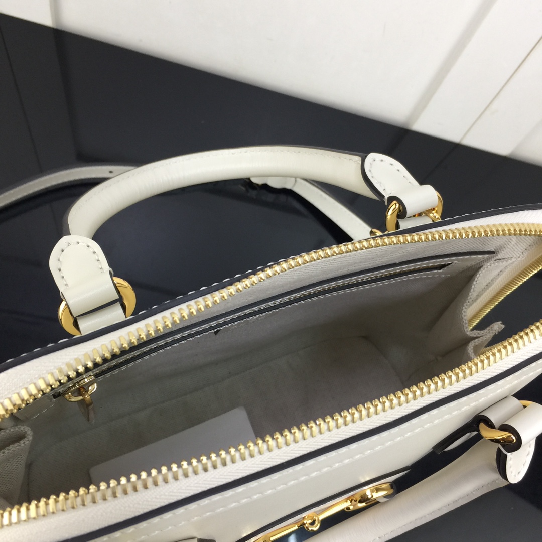 Gucci Horsebit 1955 Shell bag Small Leather Replica Bags