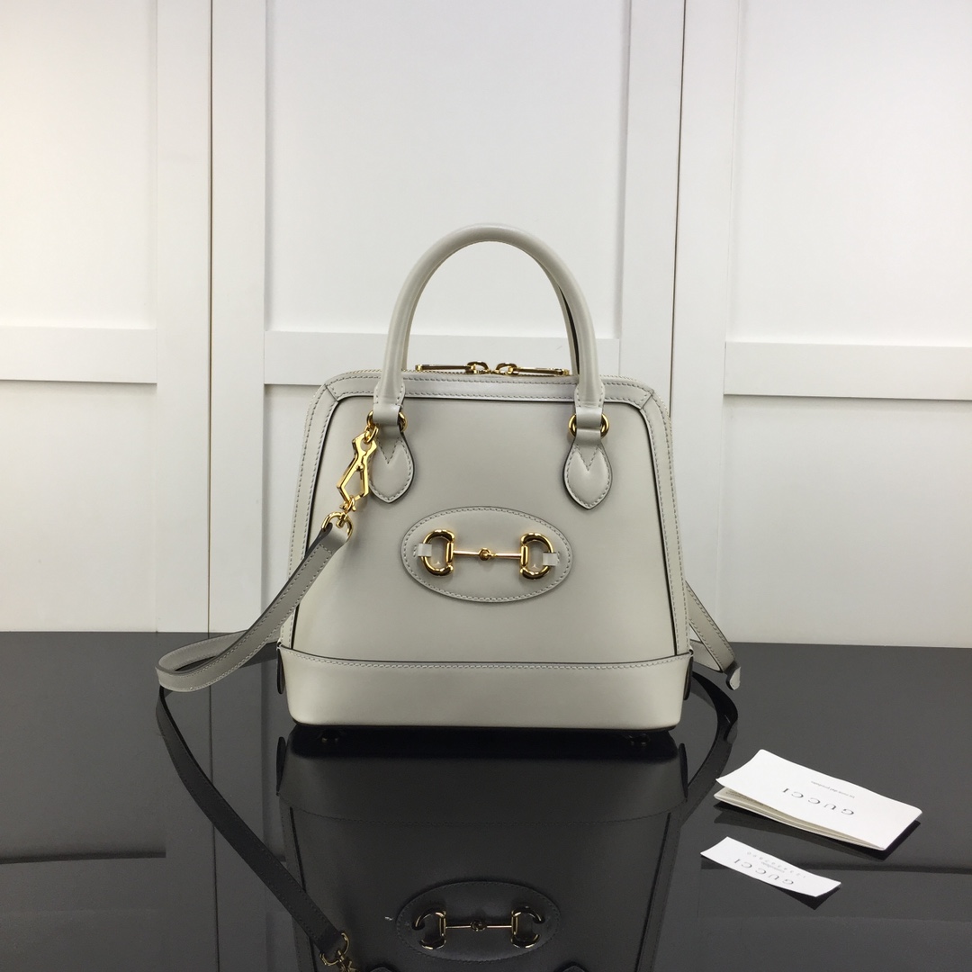 Gucci Horsebit 1955 Shell bag Small Leather Replica Bags