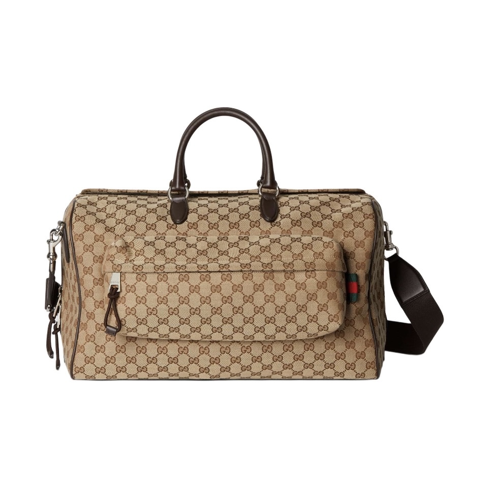 Gucci Traveling Bag Medium Canvas Replica Bags