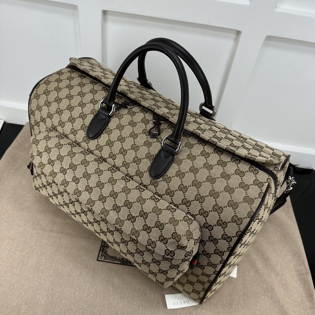 Gucci Traveling Bag Medium Canvas Replica Bags