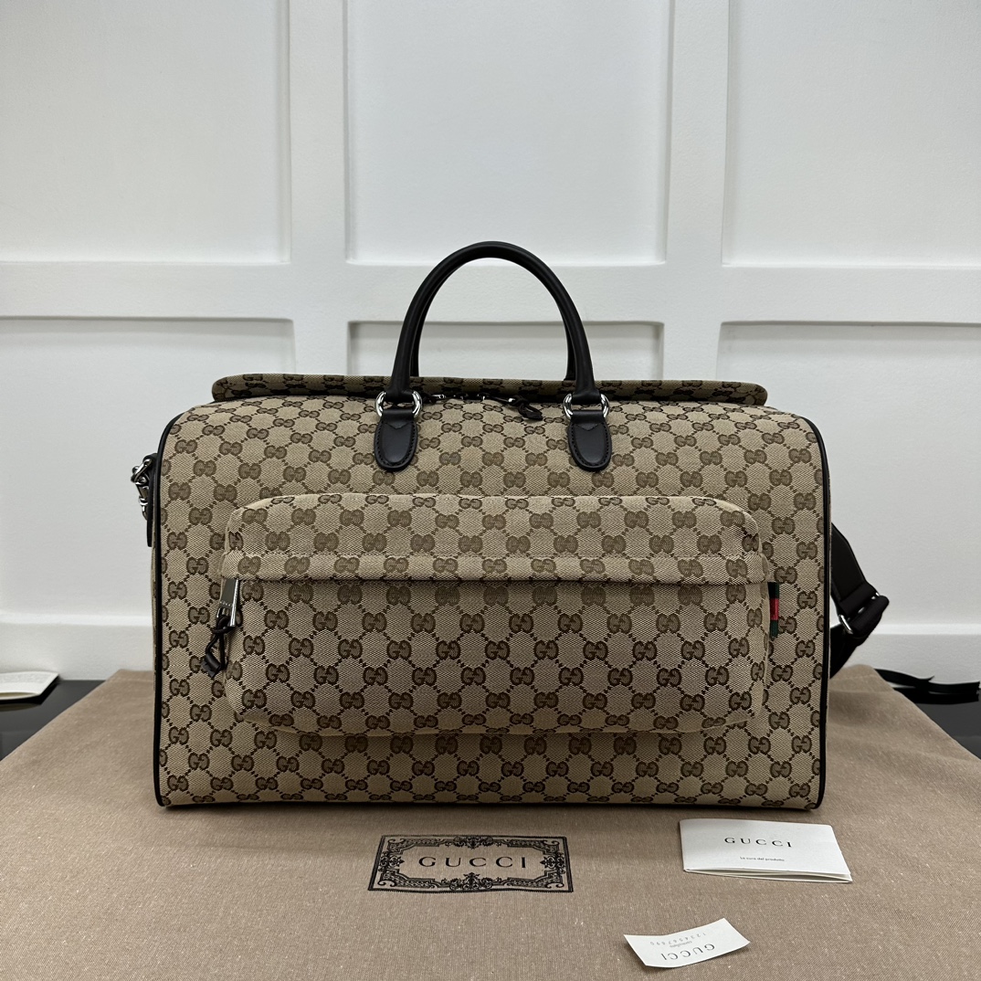 Gucci Traveling Bag Medium Canvas Replica Bags