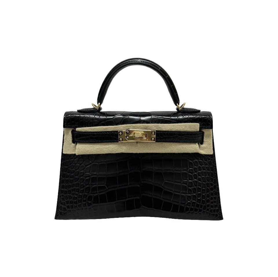 Hermes Kelly Mini Crocodile Custom Make Replica Bags