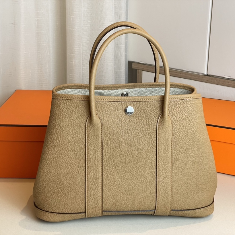 Hermes Garden Party 30 Cowhide Replica Bags