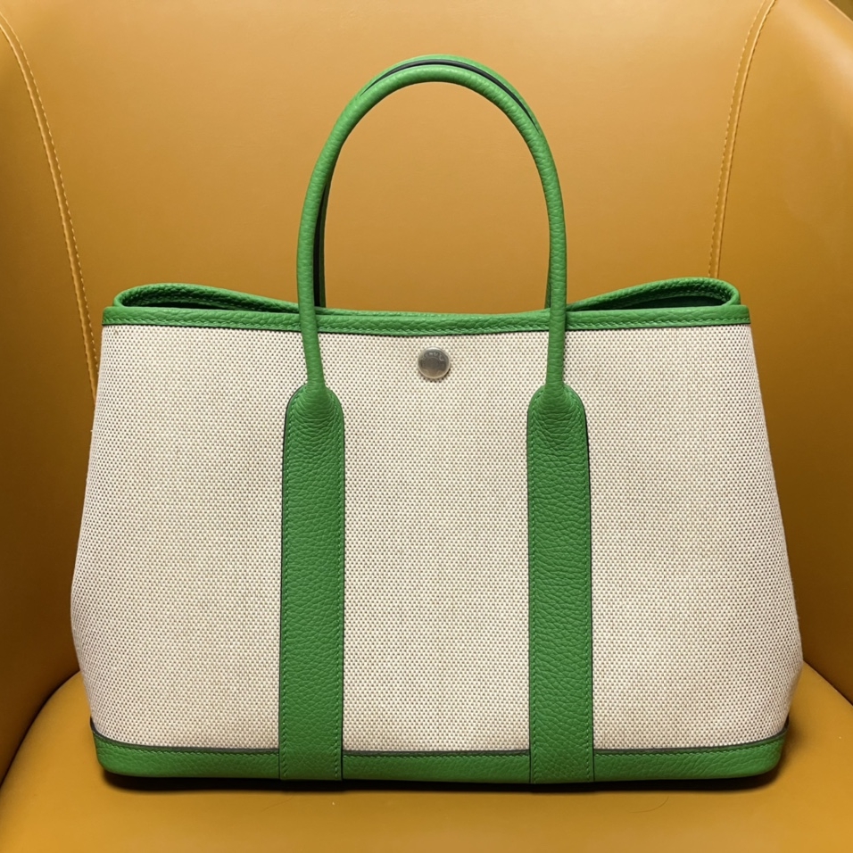 Hermes Garden Party 30 Cowhide Replica Bags