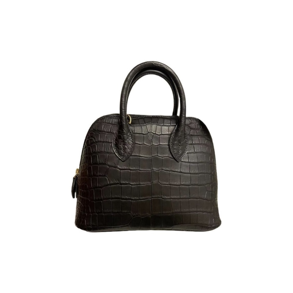 Hermes Bolide Mini Matte Crocodile Custom Make Replica Bags