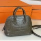 Hermes Bolide Mini Matte Crocodile Custom Make Replica Bags