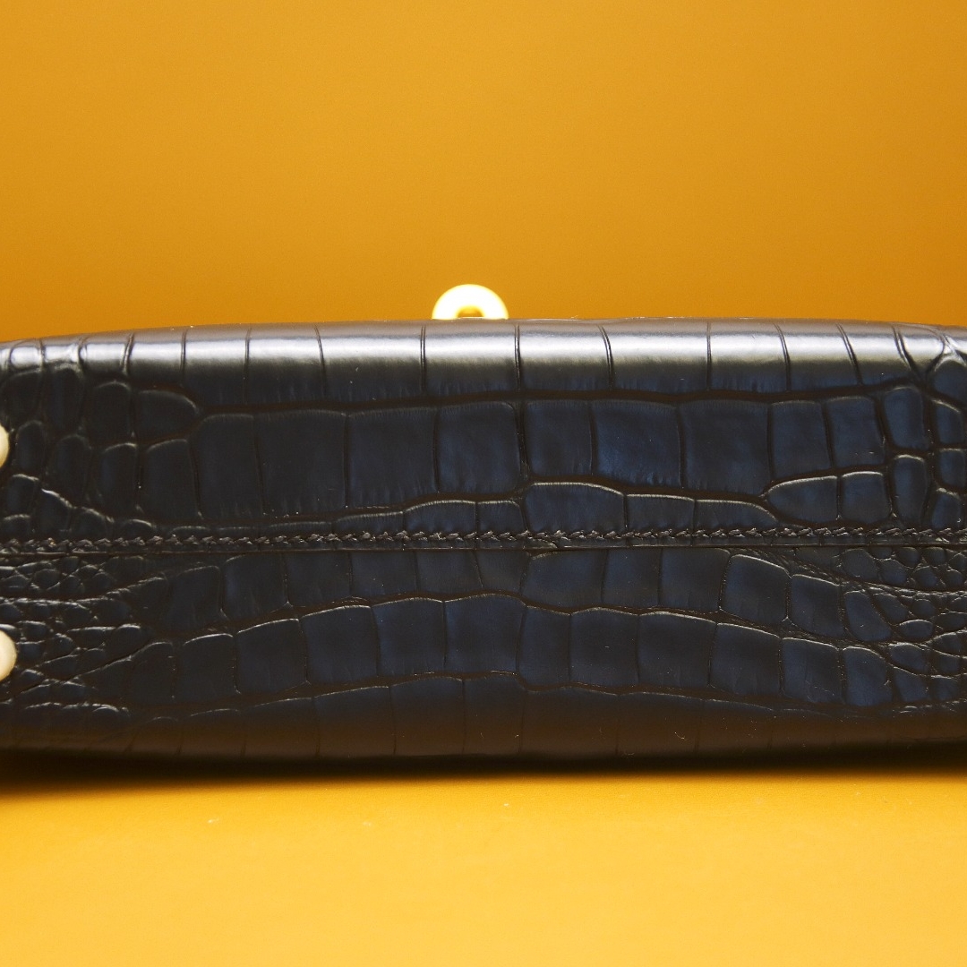 Hermes Kelly Mini Matte Crocodile Custom Make ReplicaBags