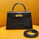 Hermes Kelly Mini Matte Crocodile Custom Make ReplicaBags