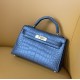 Hermes Kelly Mini Matte Crocodile Custom Make ReplicaBags