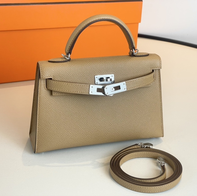 Hermes Kelly Epsom Mini Cowhide Replica Bags