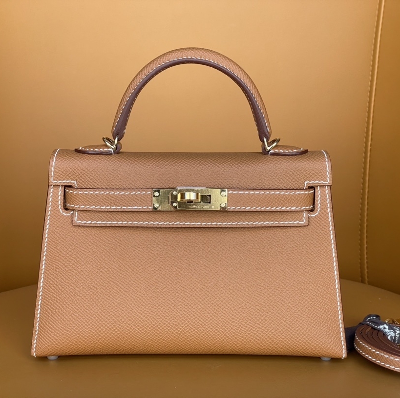 Hermes Kelly Epsom Mini Cowhide Replica Bags