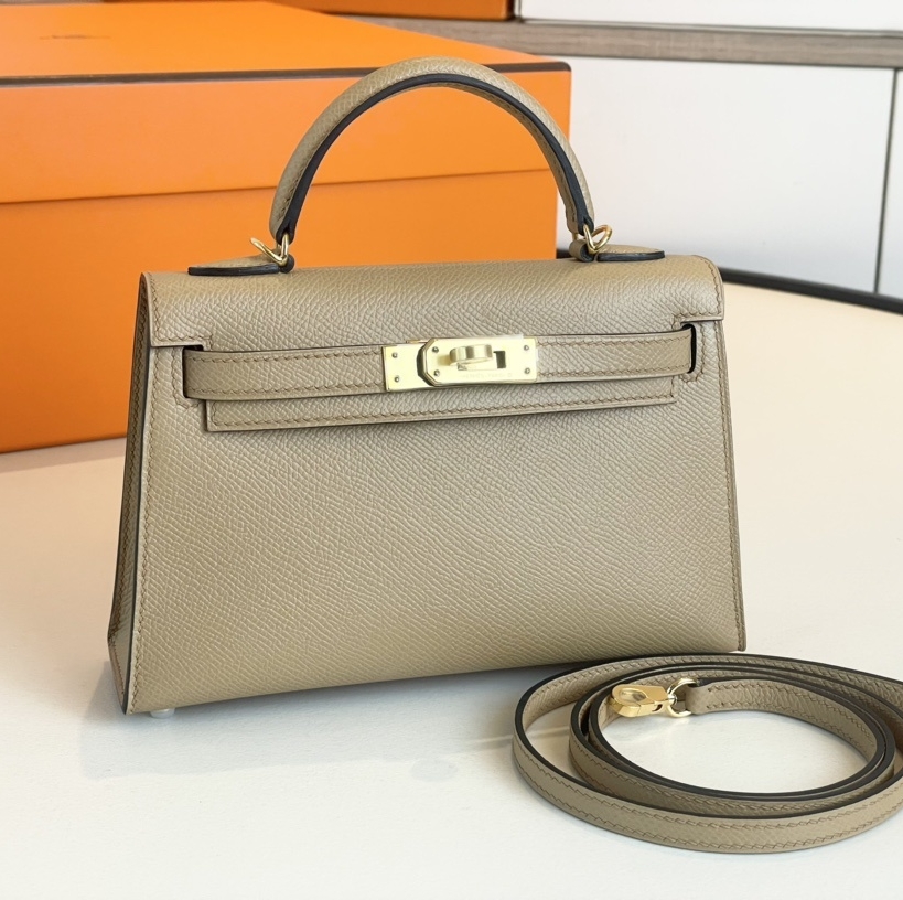 Hermes Kelly Epsom Mini Cowhide Replica Bags