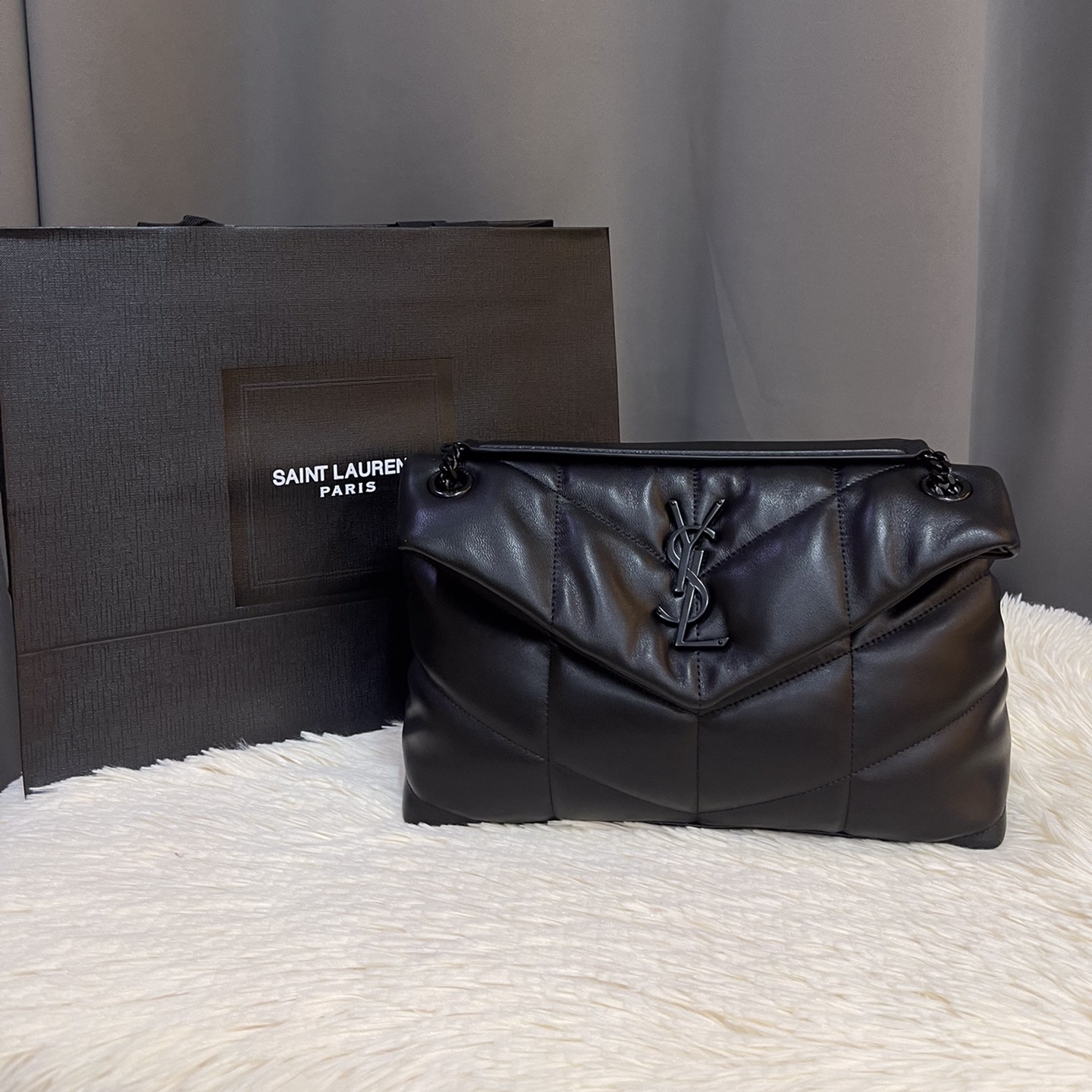 YSL Loulou Medium Sheepskin Replica Bags