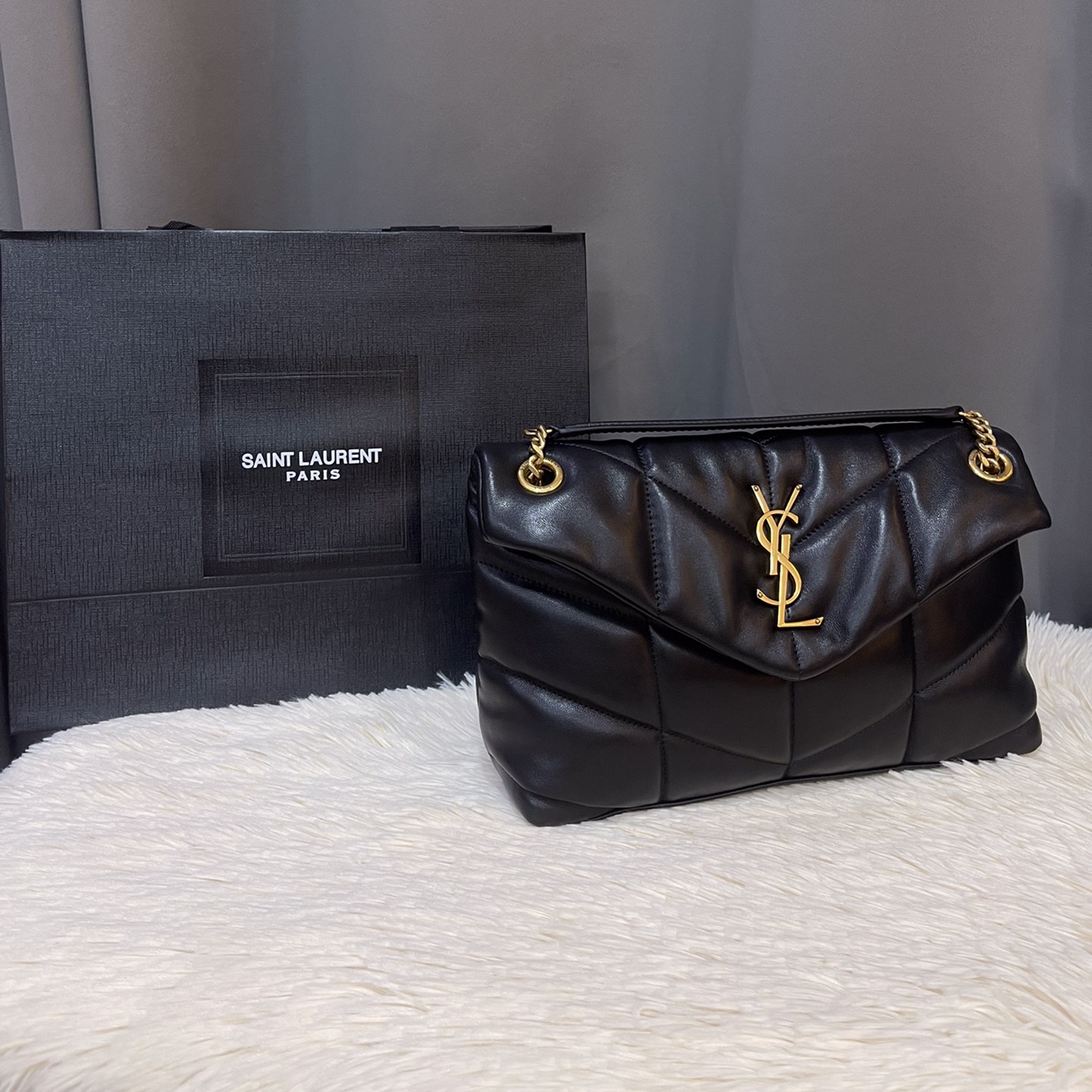 YSL Loulou Medium Sheepskin Replica Bags