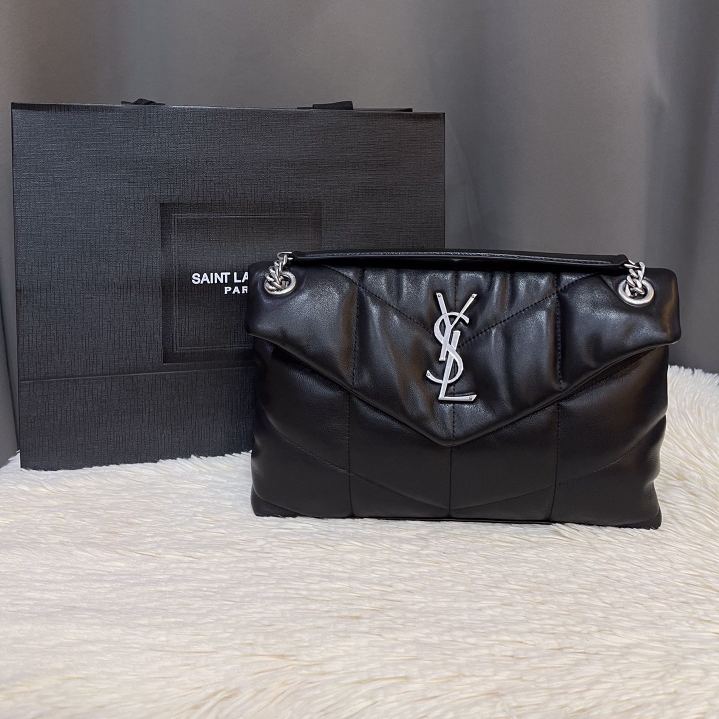 YSL Loulou Medium Sheepskin Replica Bags