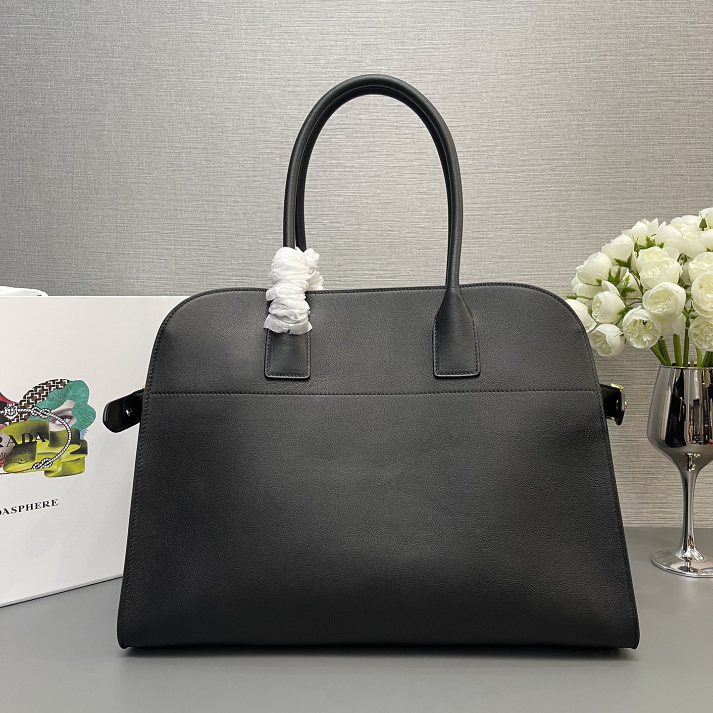 Prada Tote Bags Large Leather Replica Bags