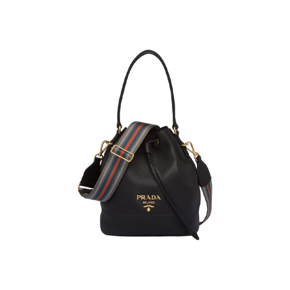 Prada Bucket Bag Medium Cowhide Replica Bags