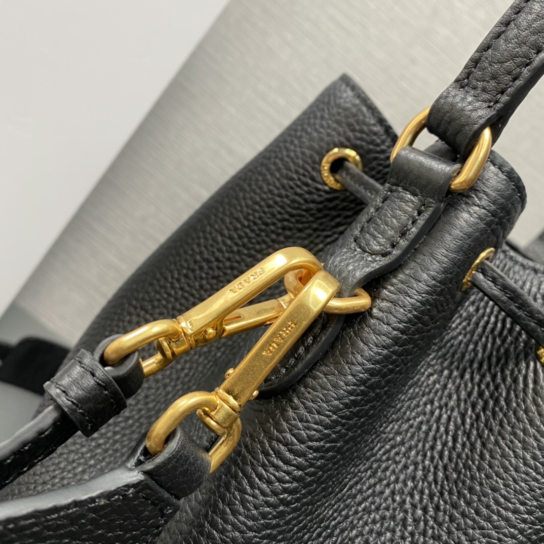 Prada Bucket Bag Medium Cowhide Replica Bags