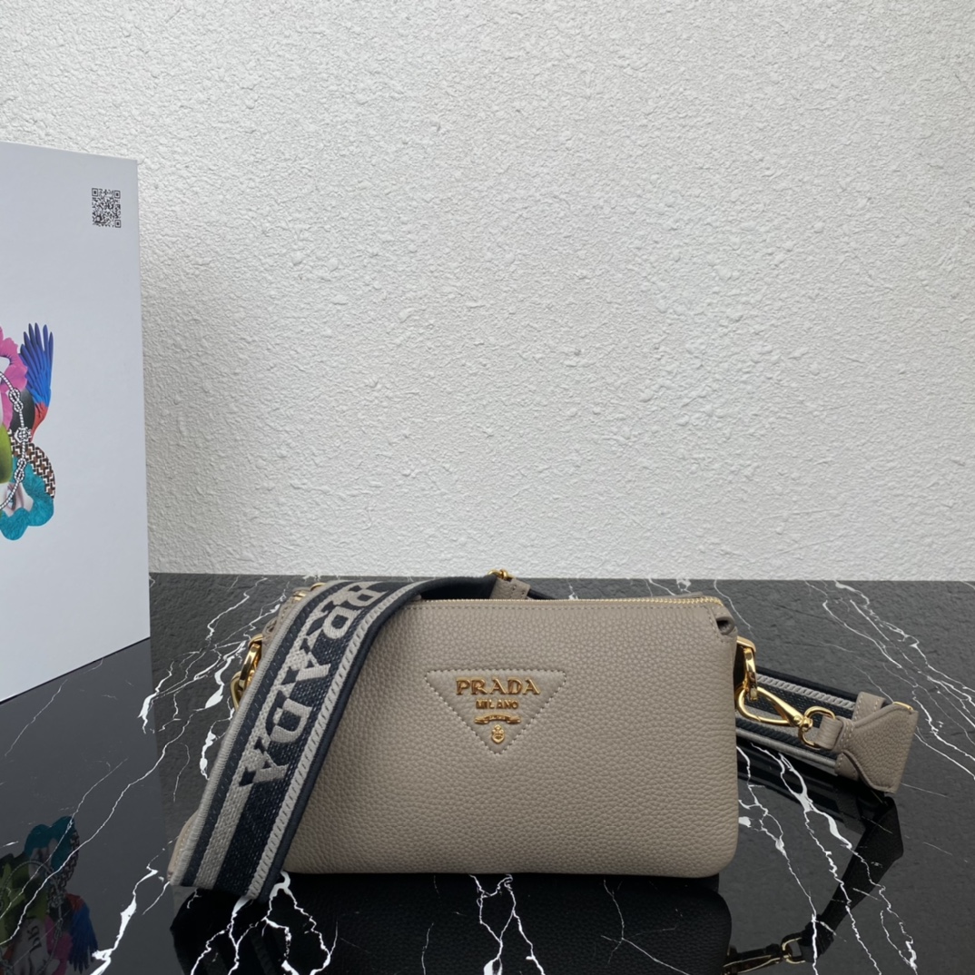 Prada Shoulder Bags Medium Leather Replica Bags