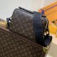 LV S Lock Messenger Medium Canvas Replica Bags Louis Vuitton