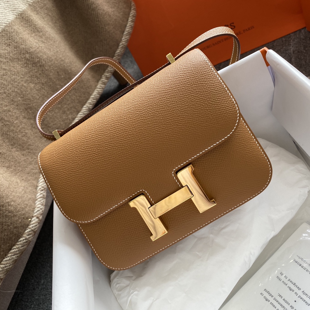 Hermes Constance Mini Sheepskin Replica Bags