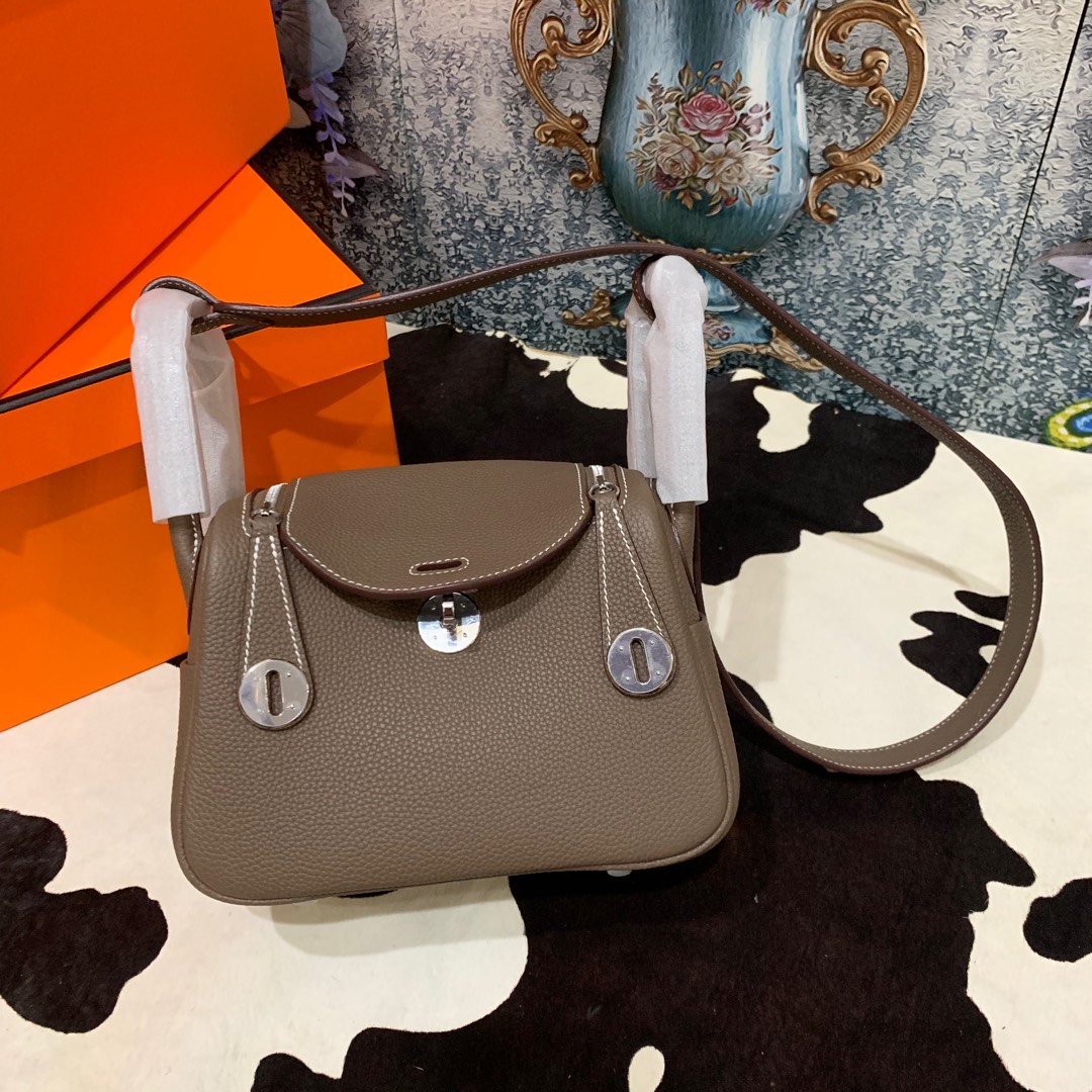 Hermes Lindy Mini Cowhide Replica Bags