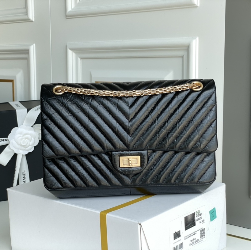 Chanel 2.55 Medium V Texture Replica Bags