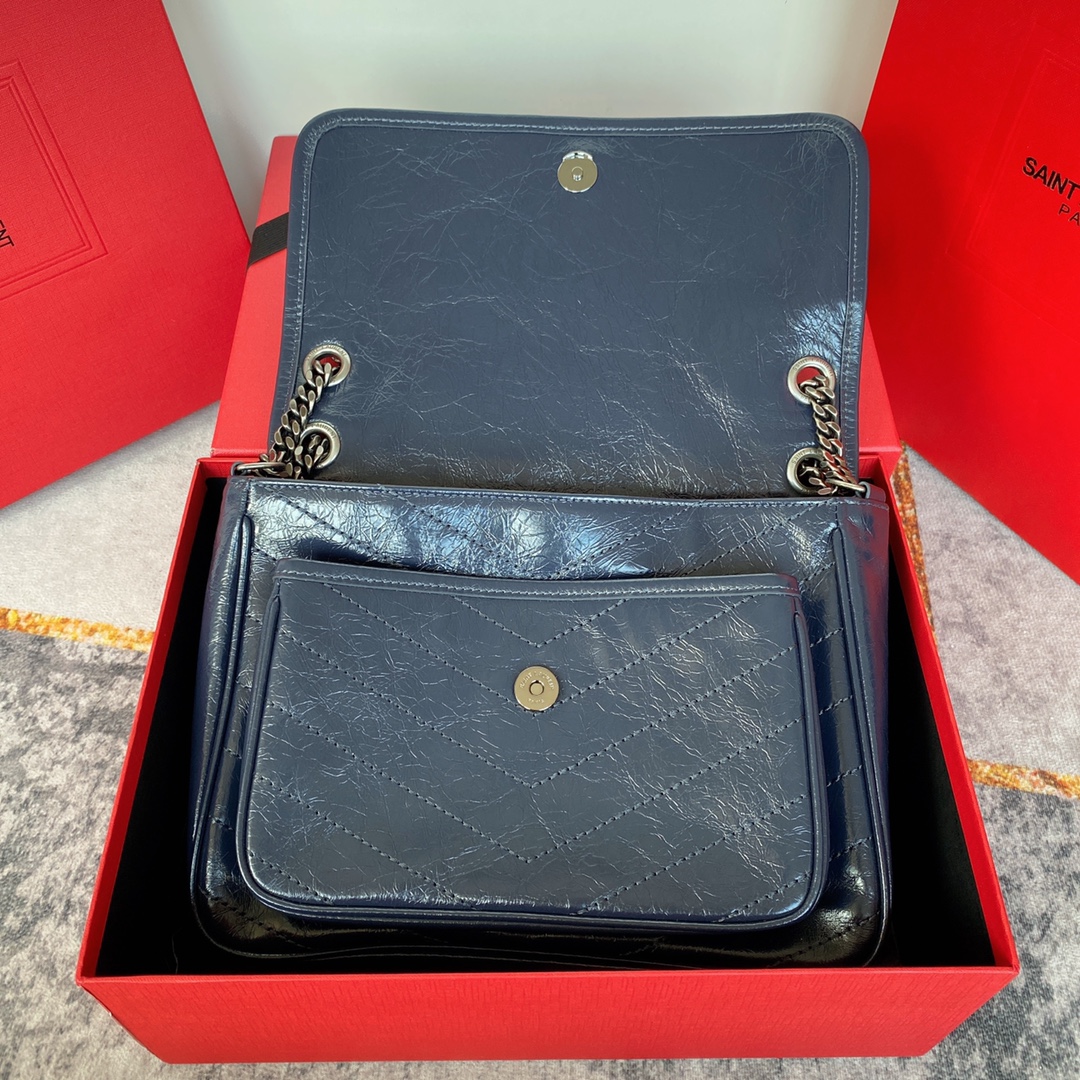 YSL Niki Baby Medium Cowhide Replica Bags