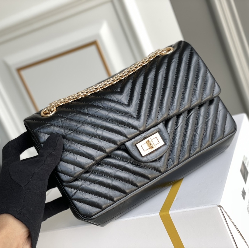 Chanel 2.55 Small V Texture Replica Bags