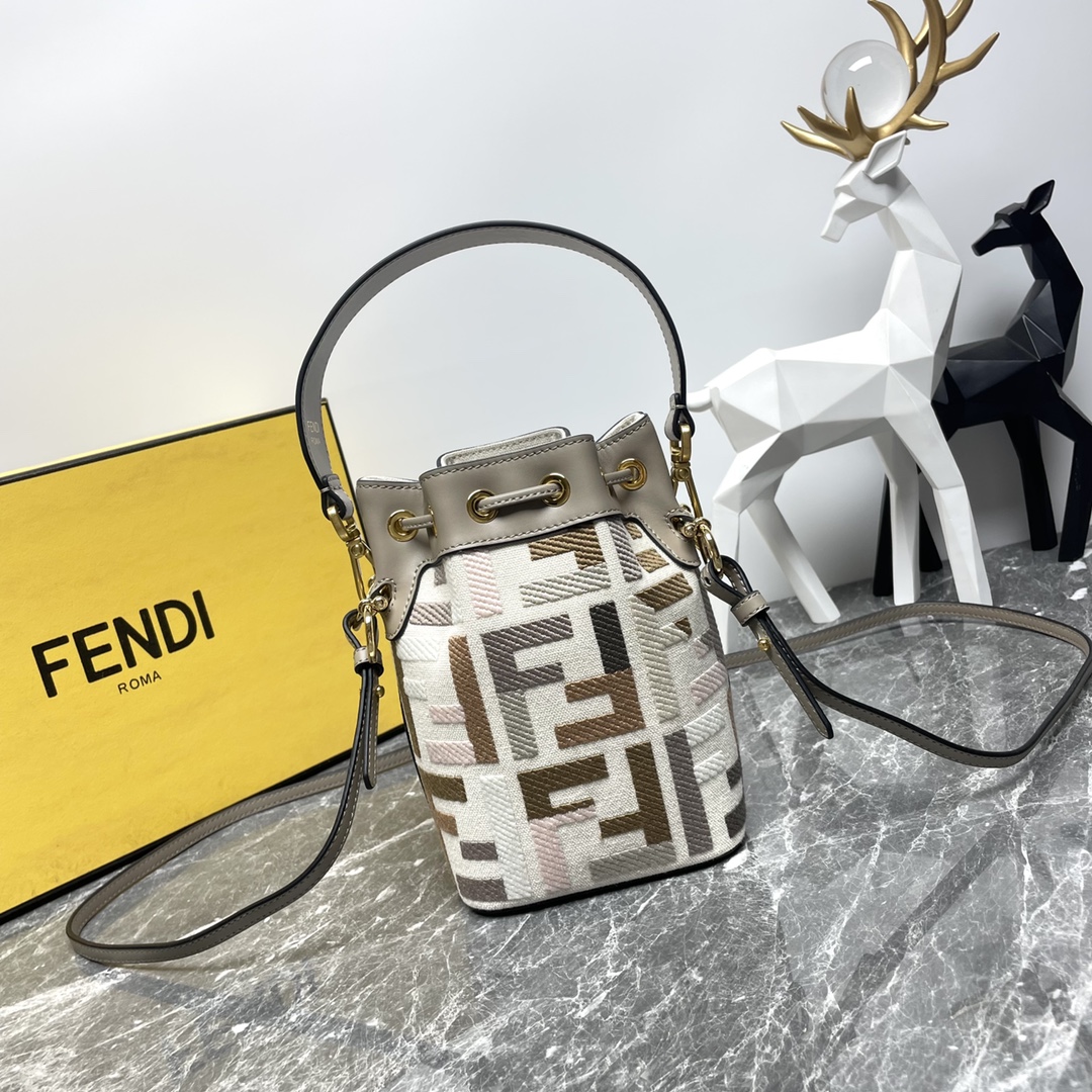 Fendi Mon Tresor Mini Canvas Replica Bags