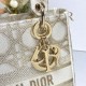 Dior Lady Dior Medium Embroidery Replica Bags