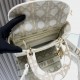 Dior Lady Dior Medium Embroidery Replica Bags