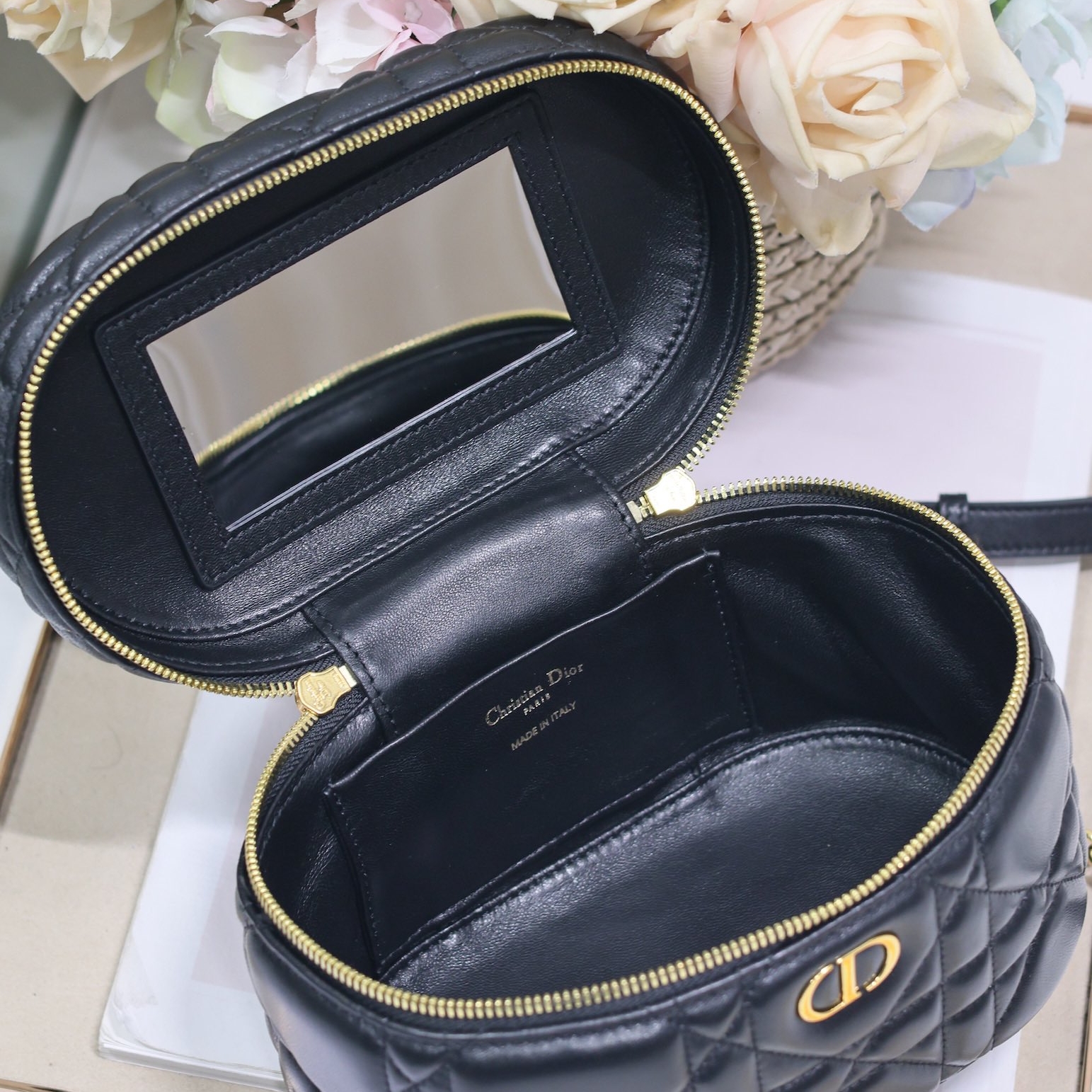 Dior 30 Montaigne Small Sheepskin Replica Bags