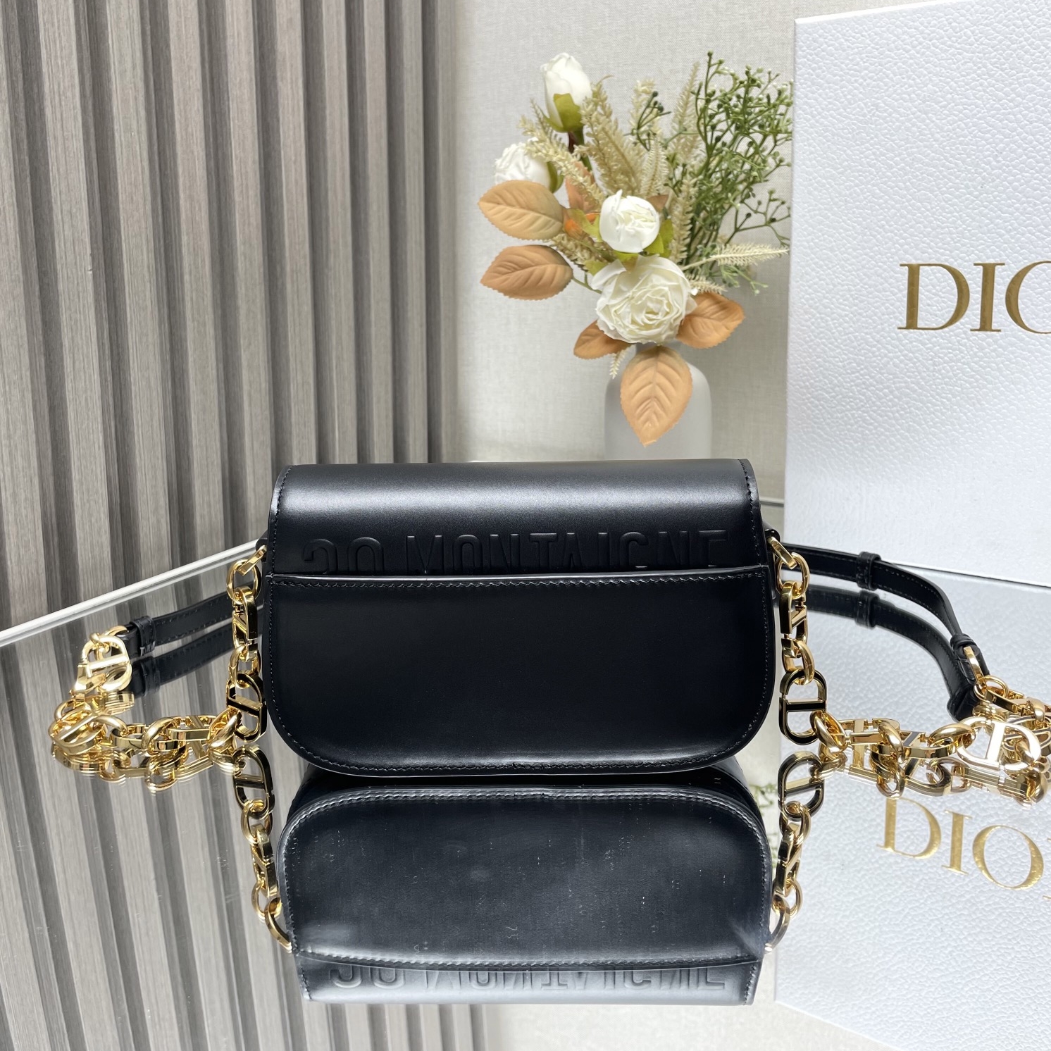 Dior 30 Montaigne Avenue Small Cowhide Replica Bags