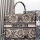 Dior Book Tote Large Embroidery Replica Bags