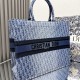 Dior Book Tote Large Embroidery Replica Bags