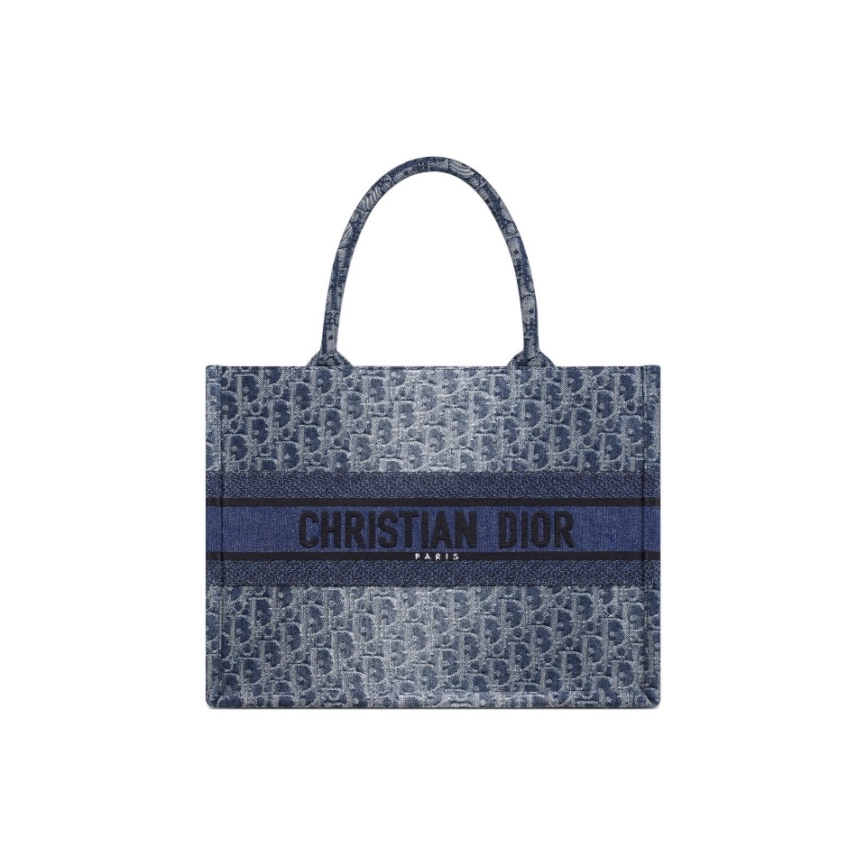 Dior Book Tote Medium Embroidery Replica Bags