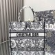 Dior Book Tote Medium Embroidery Replica Bags