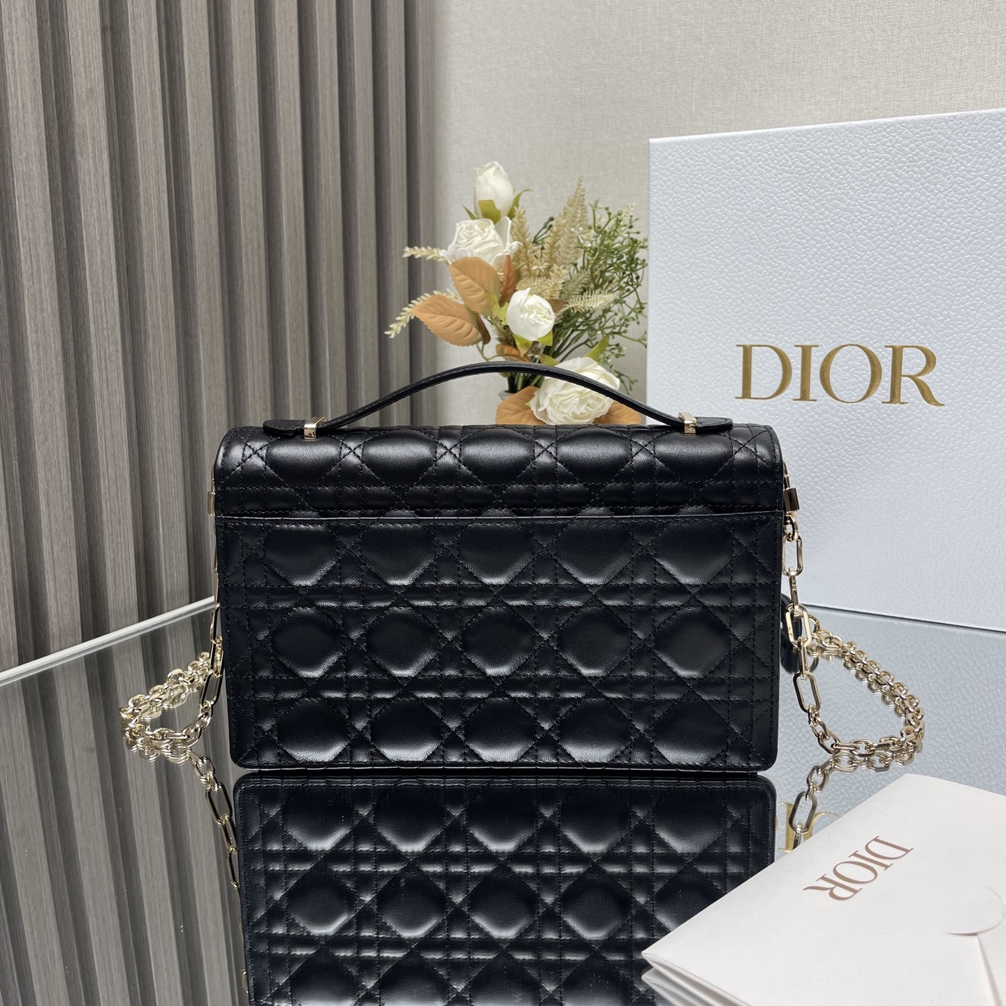 Dior Miss Dior Medium Sheepskin Replica Bags