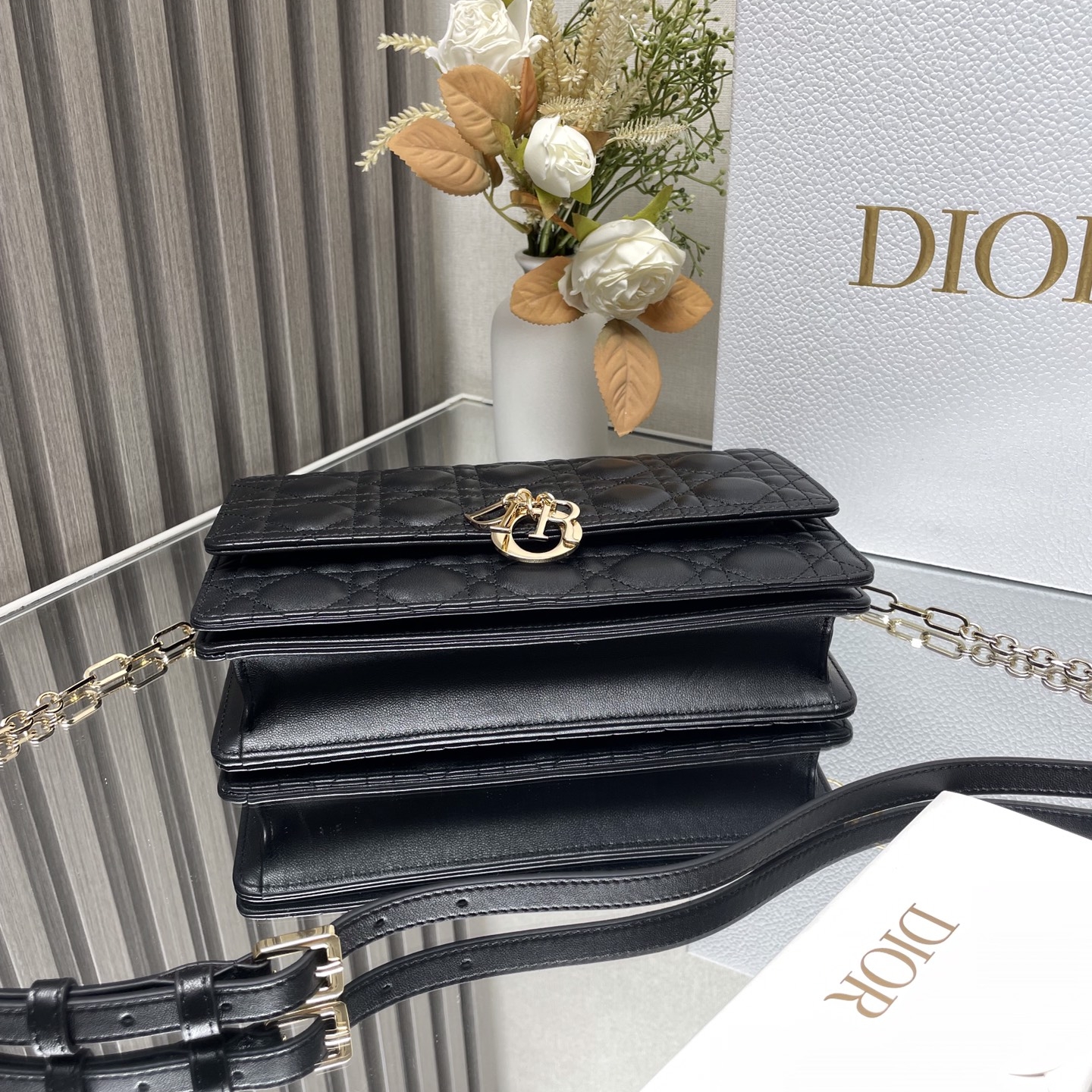 Dior Miss Dior Medium Sheepskin Replica Bags