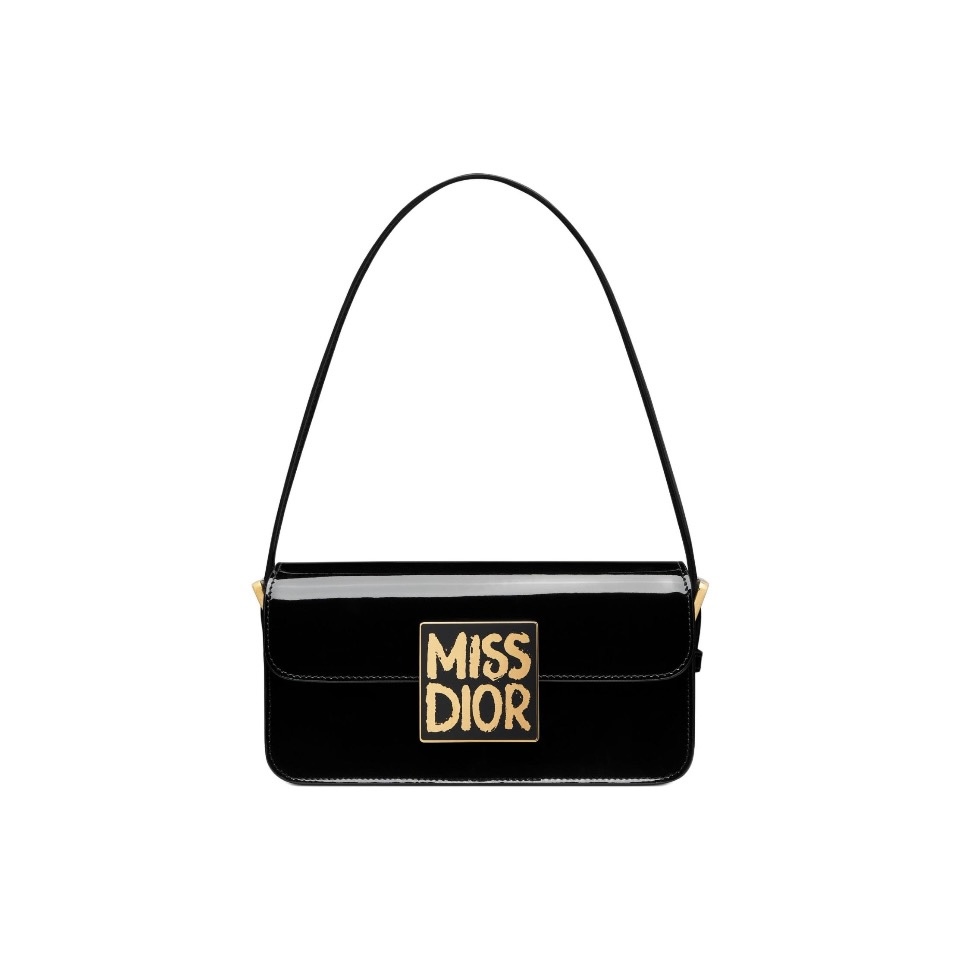 Dior Miss Dior Graffiti Medium Cowhide Replica Bags